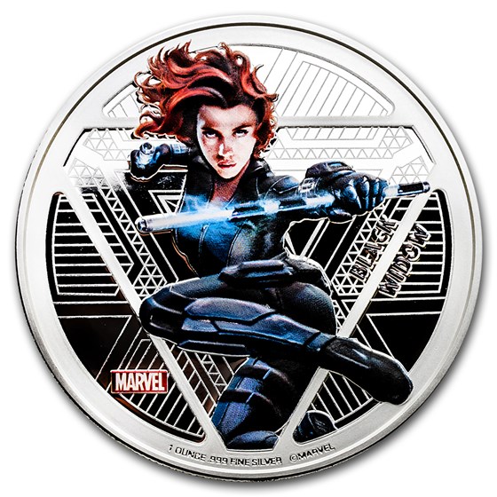2016 Fiji Proof Silver "Captain America: Civil War" Black Widow 2016 Fiji Proof Silver "Captain America: Civil War" Black Widow
